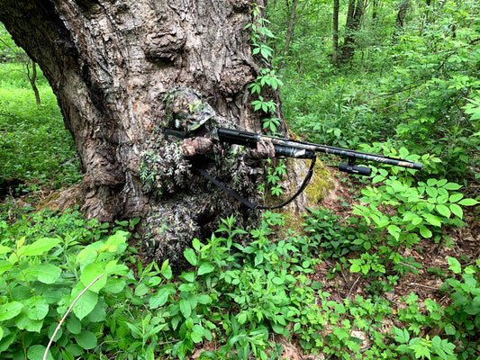 Turkey Hunting Leafy Camo Wear