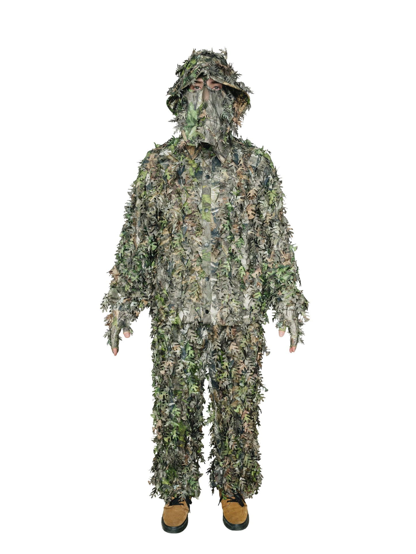 Mossy Oak Obsession Leafy Suit, Gloves, Bucket Hat and Mask