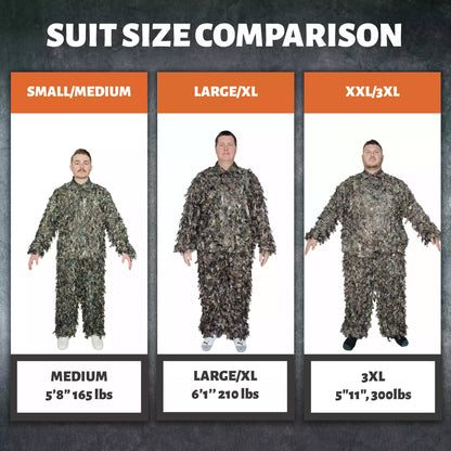 3D Camo Leafy Suits and Tops