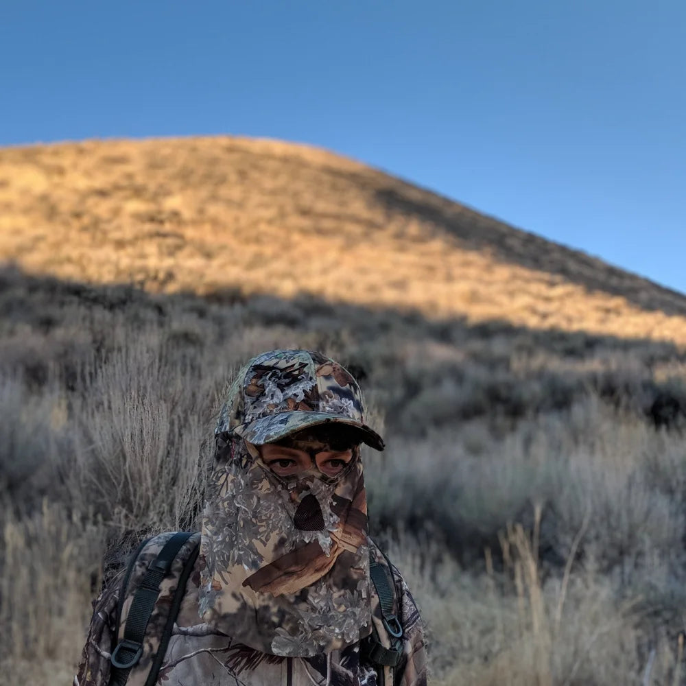 2-in-1 Face Mask + Ball Cap Hats in REALTREE & KING’S CAMO -