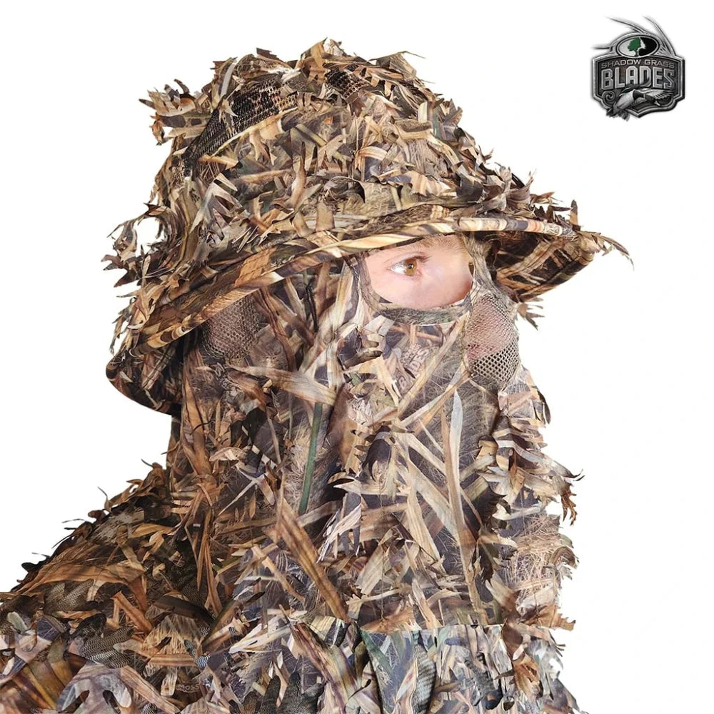 2-in-1 Leafy Face Mask and Bucket Hat (Adjustable OSFM) -