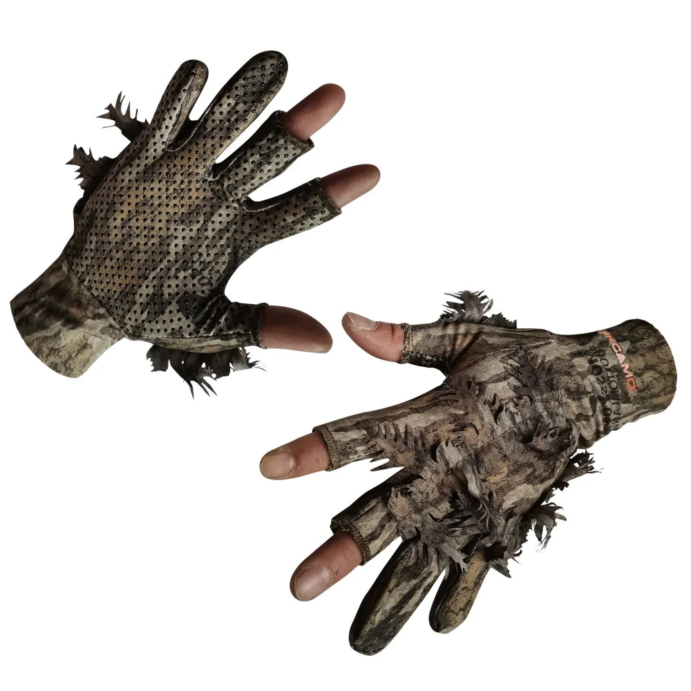 Camouflage hunting best sale gloves