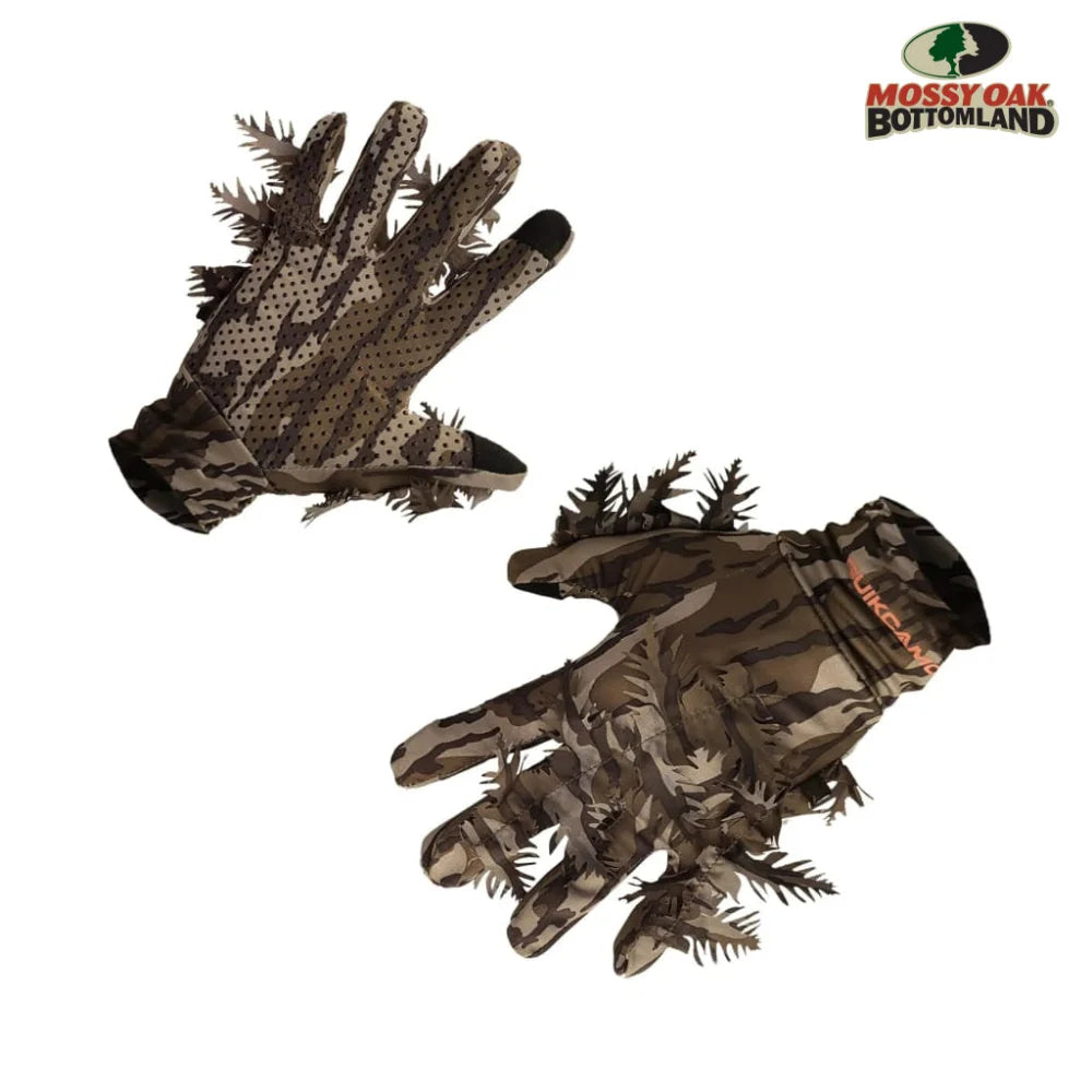 New Leafy Camo Gloves (Mossy Oak and Realtree Fingerless or 