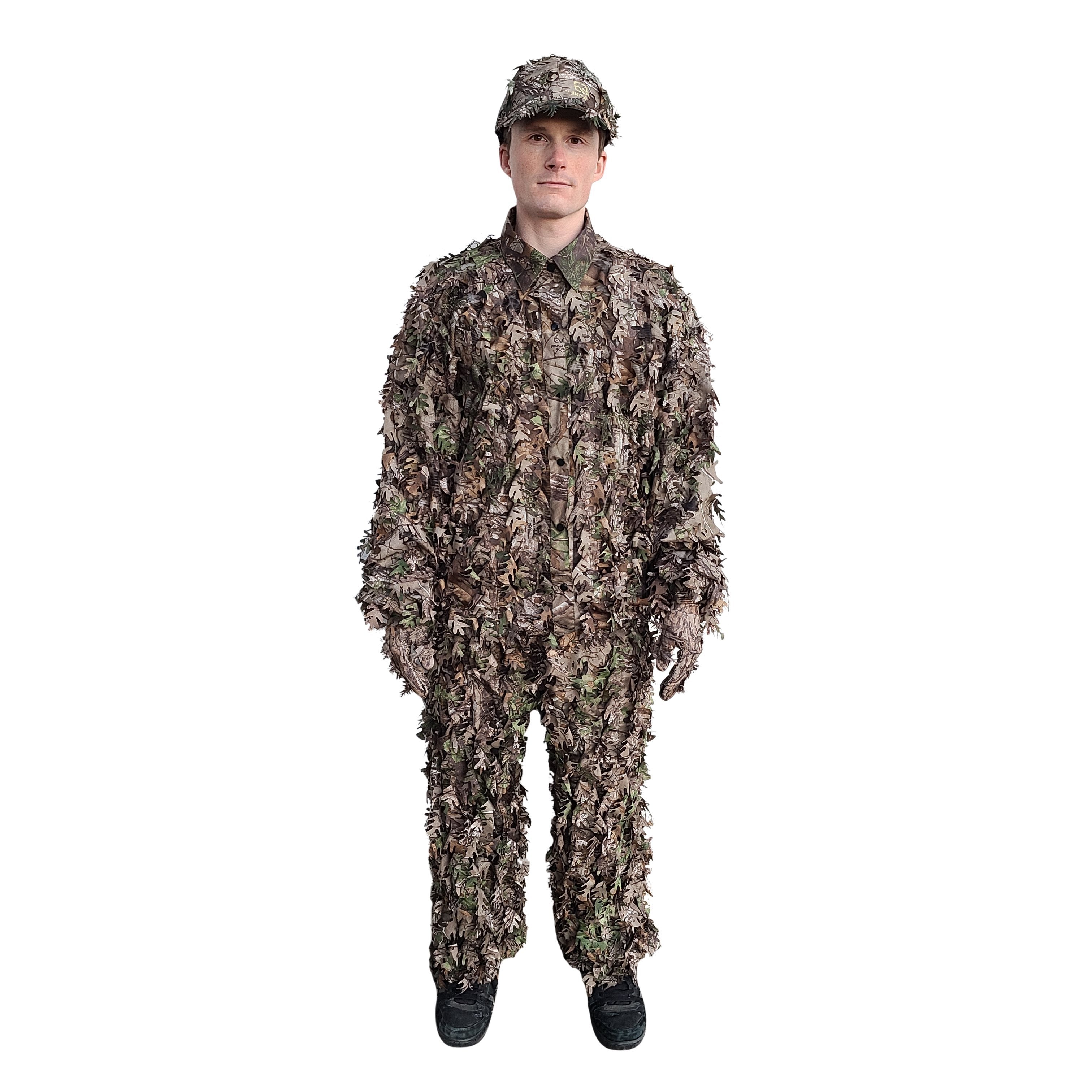 QuikCamo 3D Leafy Camo Suit, REALTREE XTRA GREEN Camo for Turkey Hunting Ghillie Suit (Large/XL) QuikCamo 3D Leafy Camo Suit, REALTREE XTRA GREEN Camo for Turkey Hunting Ghillie Suit (Large/XL)
