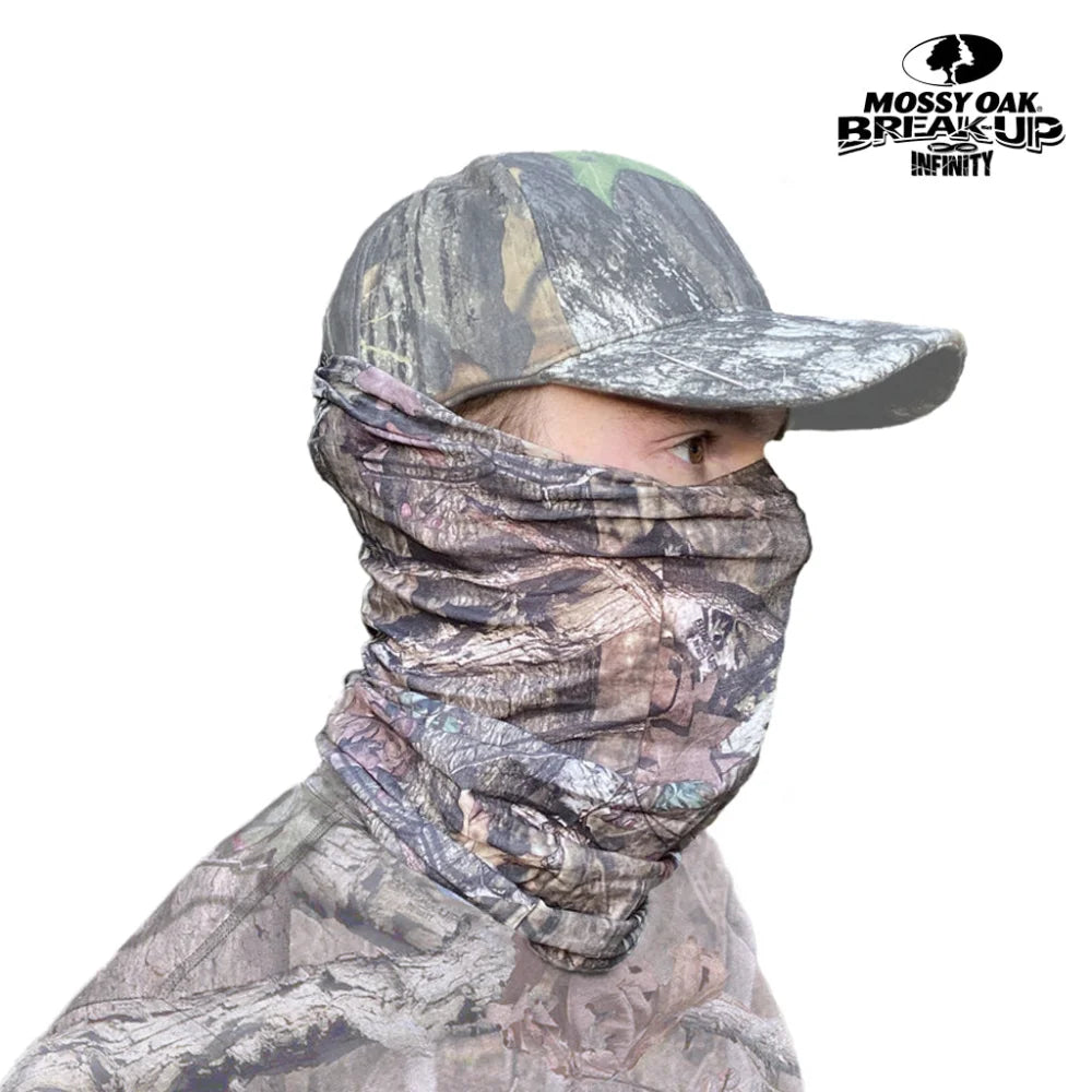 Face Mask Gaiter (Mossy Oak and Realtree One Size Fits All) 