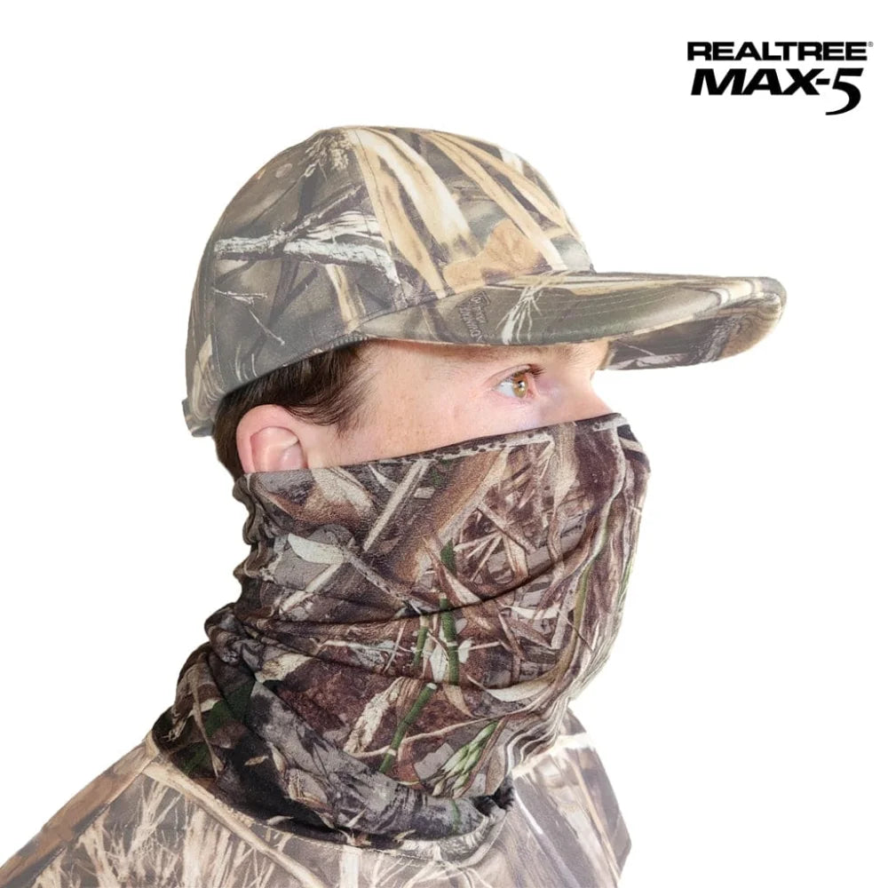 Face Mask Gaiter (Mossy Oak and Realtree One Size Fits All) 