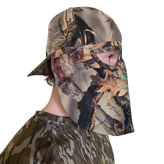 QuikCamo Camo West Hybrid | Camo Hat with Rear Face 