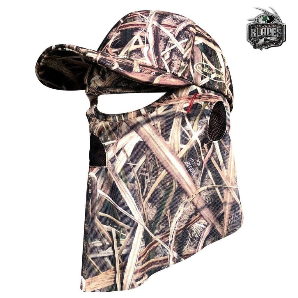 2-in-1 FRONT Face Mask and Camo Hat for Duck Hunting
