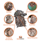 2-in-1 FRONT Leafy Face Mask and Camo Hat (Adjustable, OSFM)