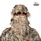 2-in-1 FRONT Leafy Face Mask and Camo Hat (Adjustable OSFM)