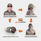 2-in-1 REAR Face Mask and Camo Hat (Fitted)