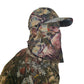 2-in-1 FRONT Face Mask and Camo Hat (Fitted and OSFM) - 