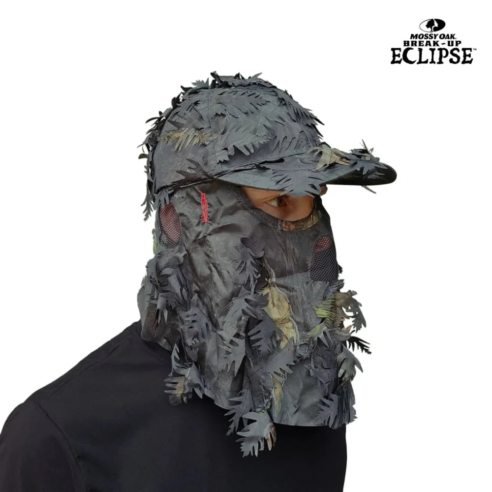 Mossy Oak Eclipse 3D Leafy Front Face Mask Hat