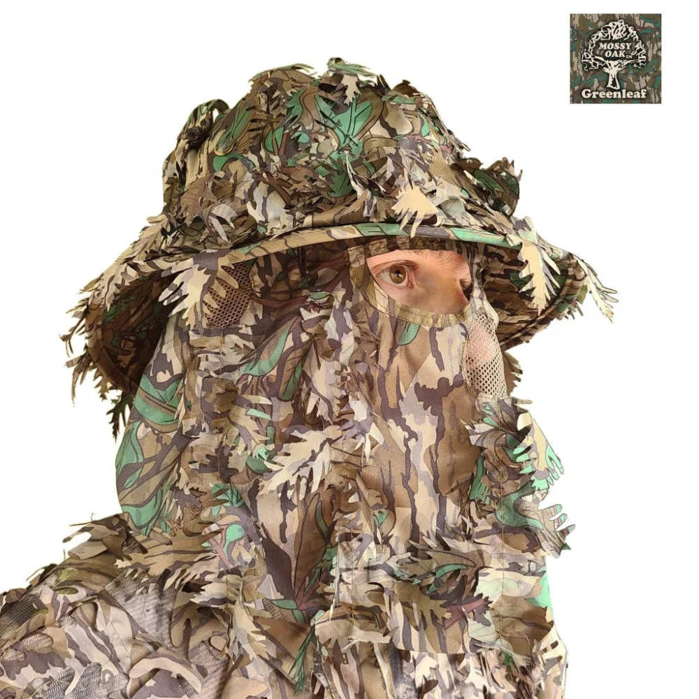 Mossy Oak Greenleaf 3D Leafy Camo Bucket Hat Turkey Hunting
