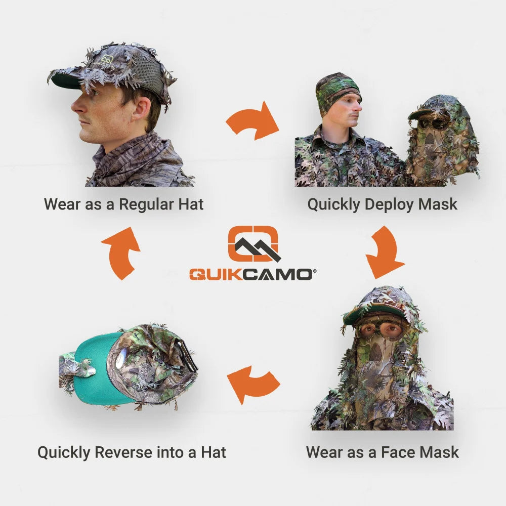 Front Face Mask Hat 4 Step How To