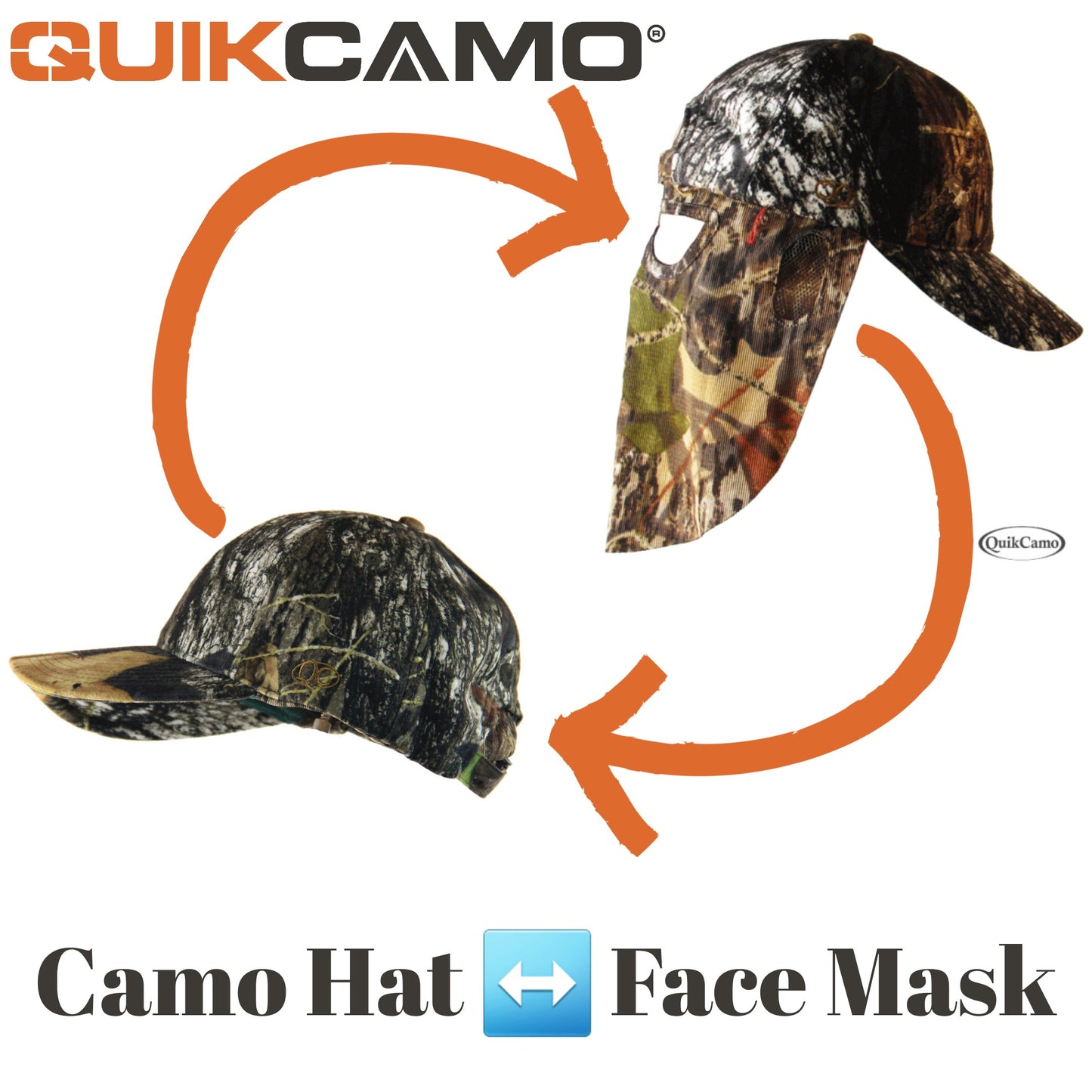 Mossy Oak Shadow Grass Blades | Camo Hat and Rear Face Concealment (59cm)