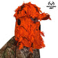Realtree AP Blaze Orange 3D Leafy Front Face Mask Hat