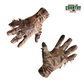 Leafy Camo Gloves (Fingerless or Touchscreen Tips)