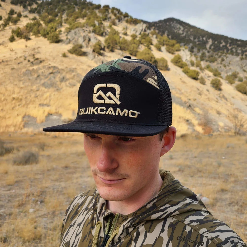 QuikCamo 7 Panel Trucker Hat - Hats