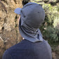Gray Sun Shade Hats | UV Protection | UPF 45+ | CoolCore Fabric (Fitted) - QuikCamo